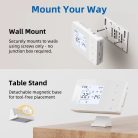 BeOk rádiófrekvenciás Wifis Okos szobatermosztát fekete BOT-506X-B-WIFI Fűtő-Hűtő