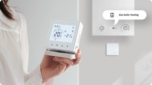 BeOk BOT-R6X-WIFI OKOS TERMOSZTÁT, fehér wifi+RF