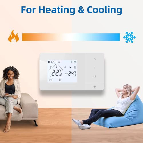 BeOk BOT-W506W-Wifi szobatermosztát Fűtő-Hűtő