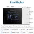 BeOk BOT-W506W-Wifi szobatermosztát Fűtő-Hűtő