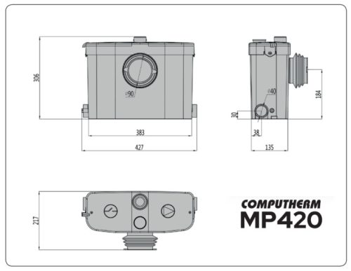 COMPUTHERM MP420 Szennyvízszivattyú