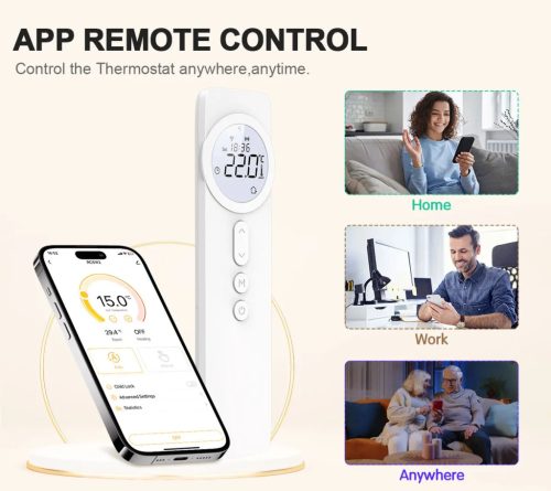 Vezeték nélküli RF szobatermosztát RC5W