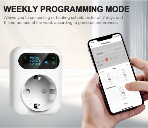 Beok-TP5W-WIFI vezetékes szobatermosztát Fűtő-Hűtő