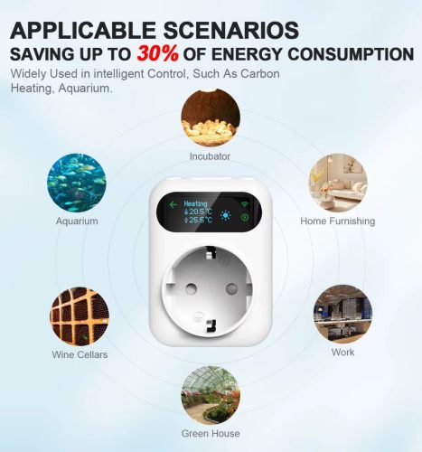 Beok-TP5W-WIFI vezetékes szobatermosztát Fűtő-Hűtő