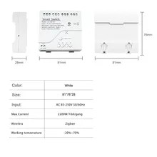 4 Csatornás WI-FI+Zigbee vezeték nélküli kapcsoló relé
